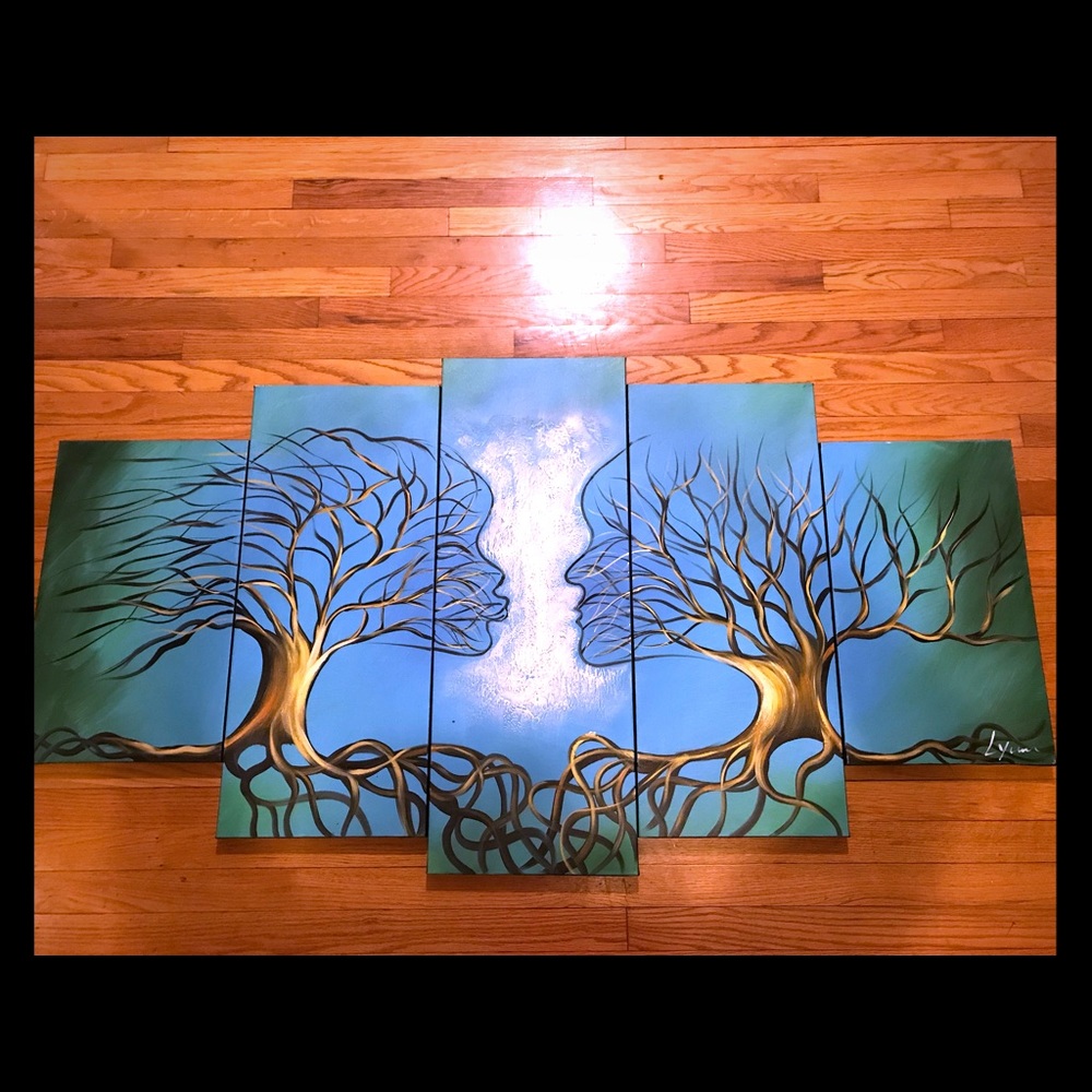 5 piece canvas picture